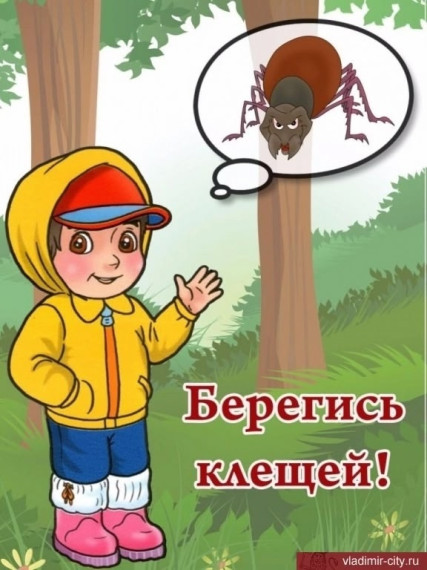 БУДЬТЕ ВНИМАТЕЛЬНЫ - ОСТЕРЕГАЙТЕСЬ КЛЕЩЕЙ!.